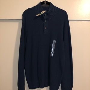 AMERICAN RAG SWEATER LARGE BLUE